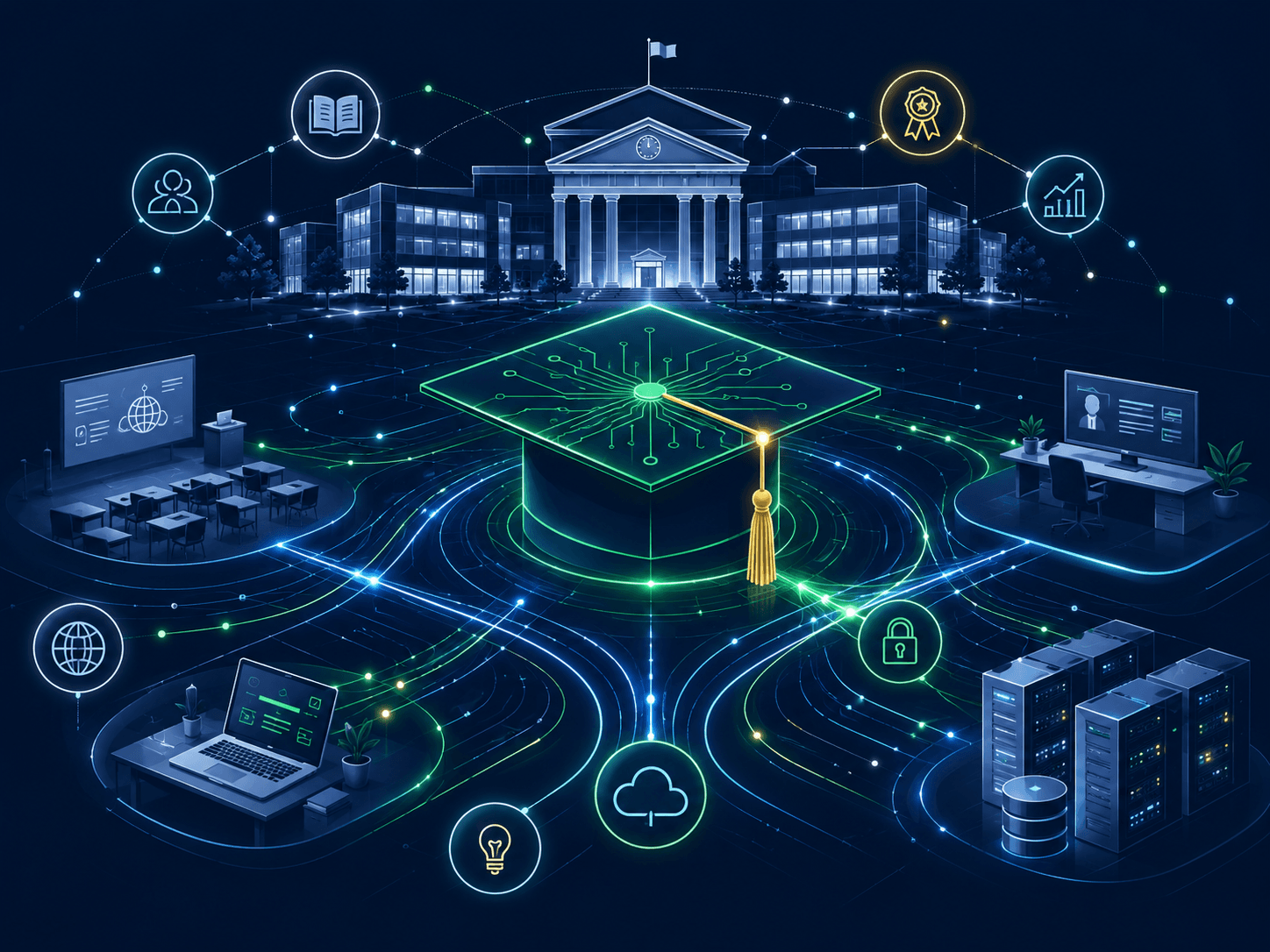 Éducation industry illustration