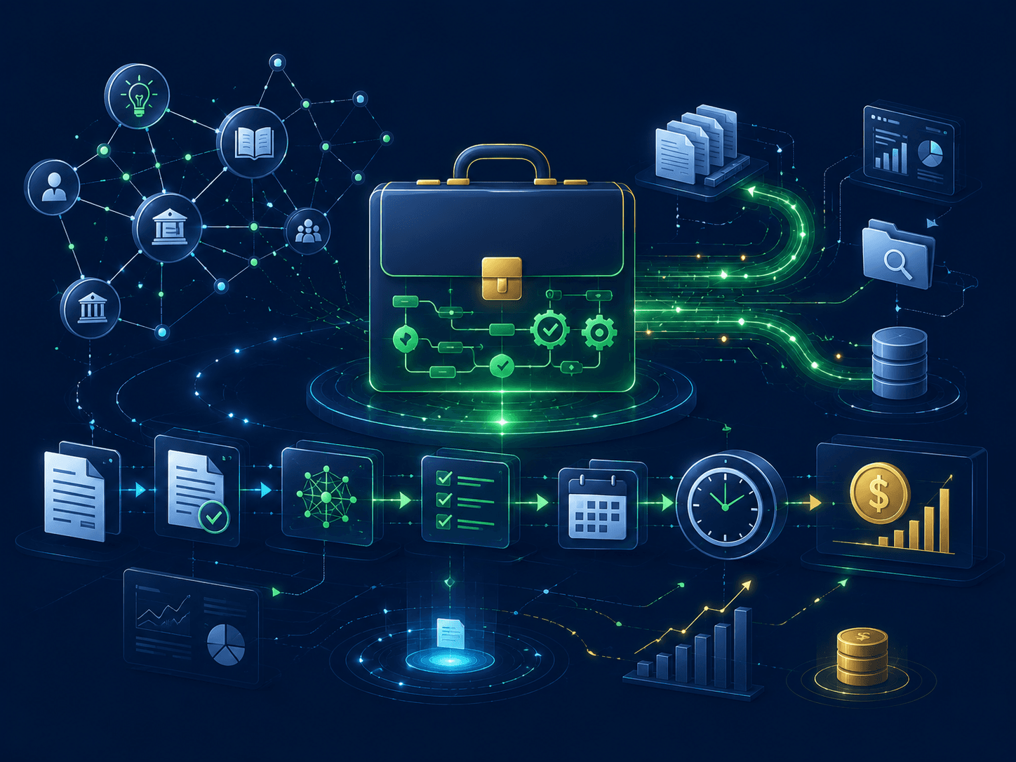 Services professionnels industry illustration